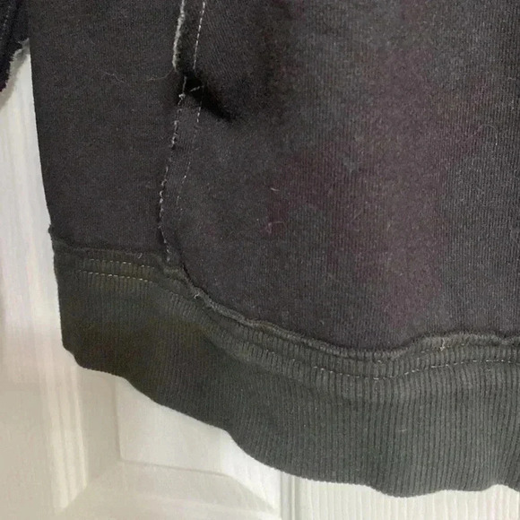 Industry zipper black & gray sweatshirt jacket - Picture 9 of 16